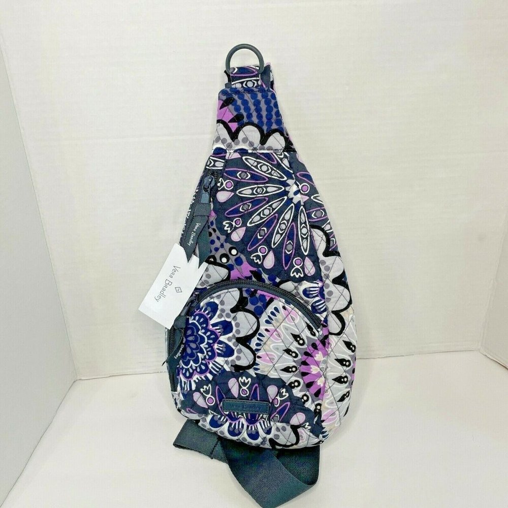 Vera Bradley Essential Compact Sling Backpack Bag Crossbody Mimosa Medallion NEW